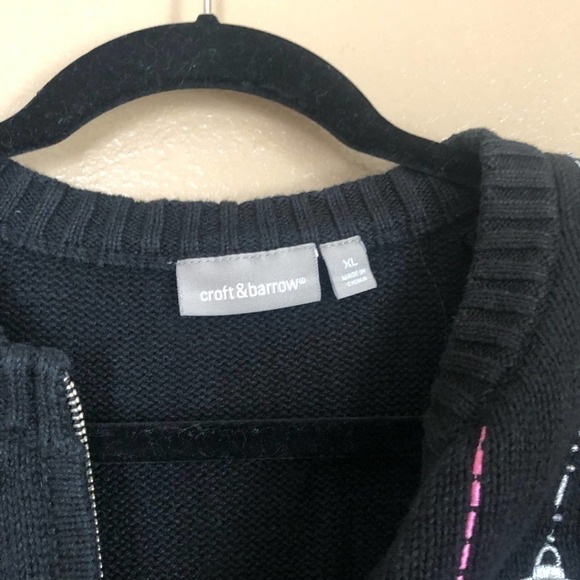 Croft and Barrow Christmas Cardigan Size XL - Picture 5 of 5